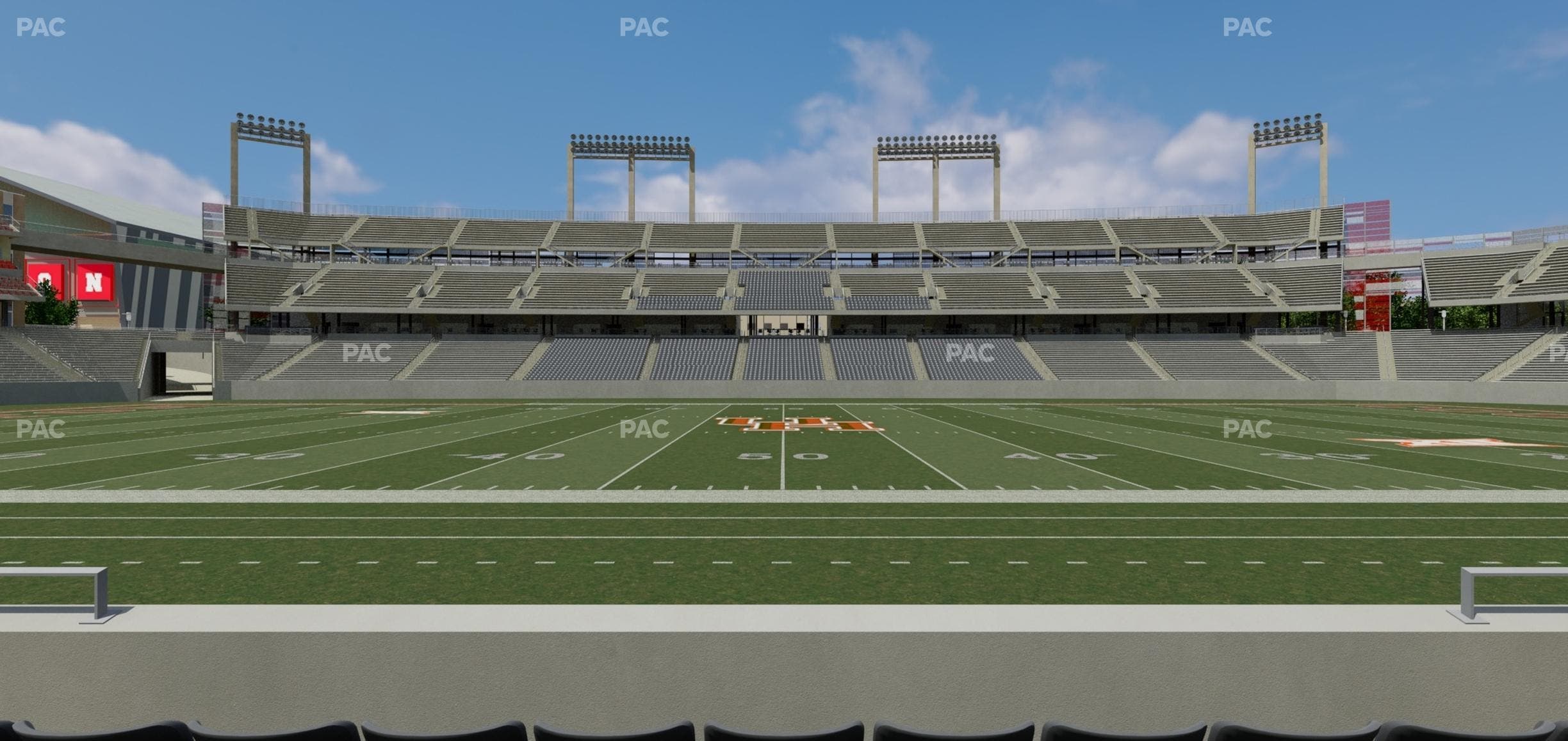 TDECU Stadium - Section 109 Seat View