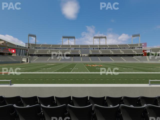 TDECU Stadium - Section 110 Seat View