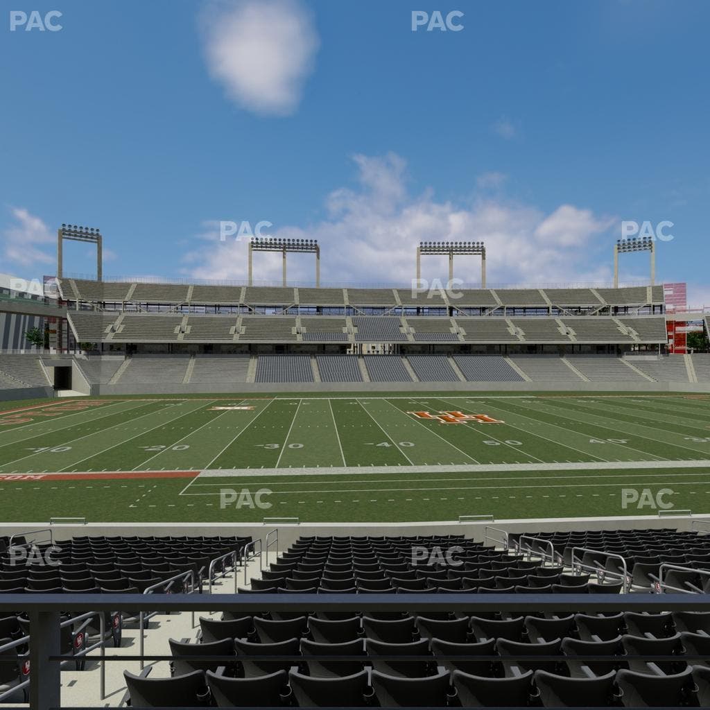 TDECU Stadium - Section 111 Seat View
