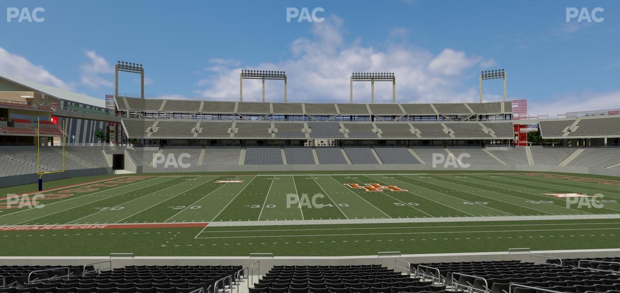 TDECU Stadium - Section 111 Seat View