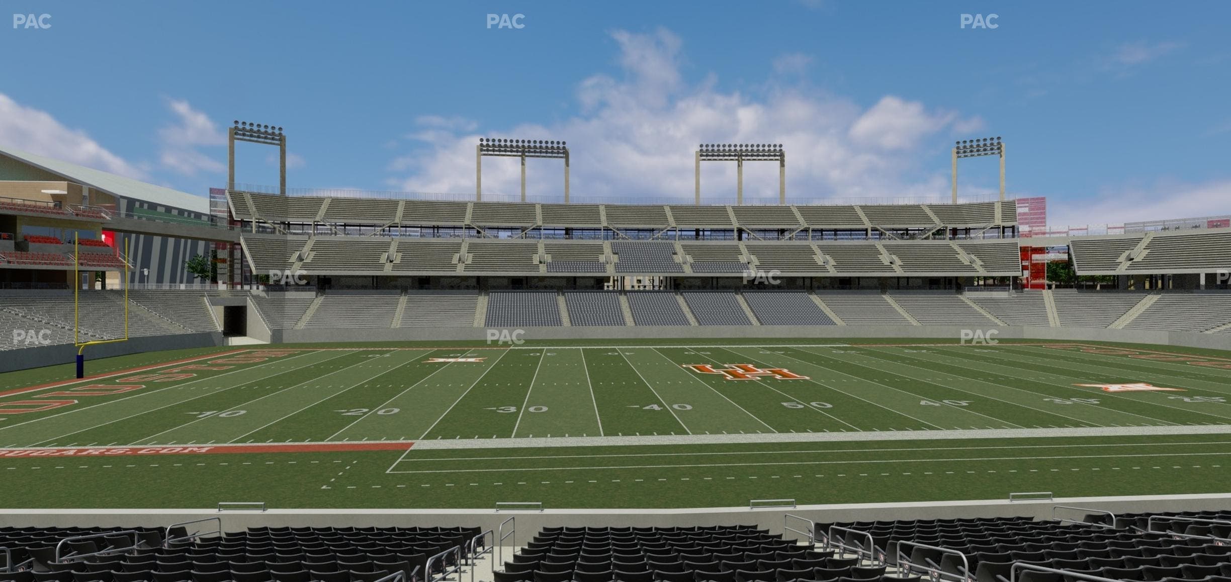 TDECU Stadium - Section 111 Seat View
