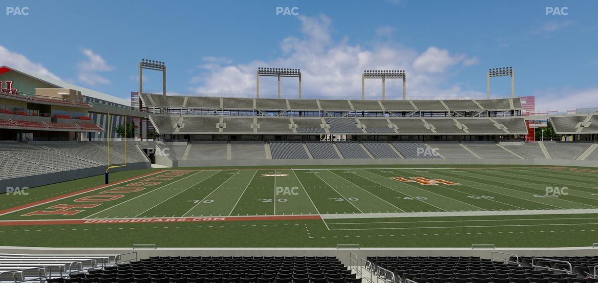 TDECU Stadium - Section 113 Seat View