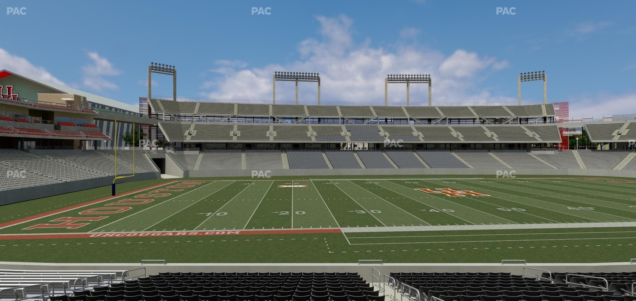 TDECU Stadium - Section 113 Seat View