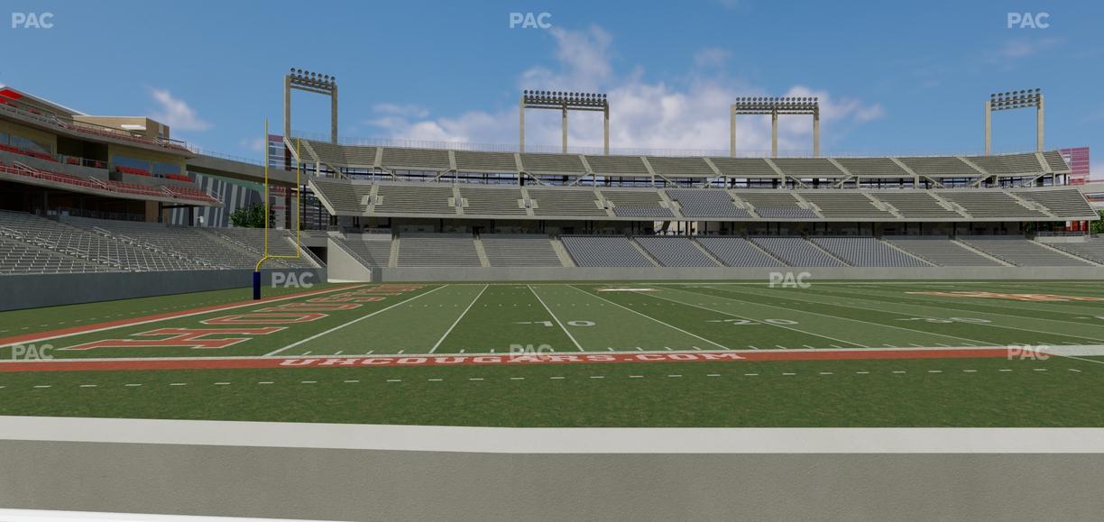 TDECU Stadium - Section 114 Seat View