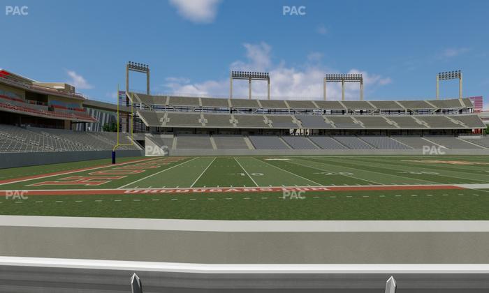 TDECU Stadium - Section 114 Seat View