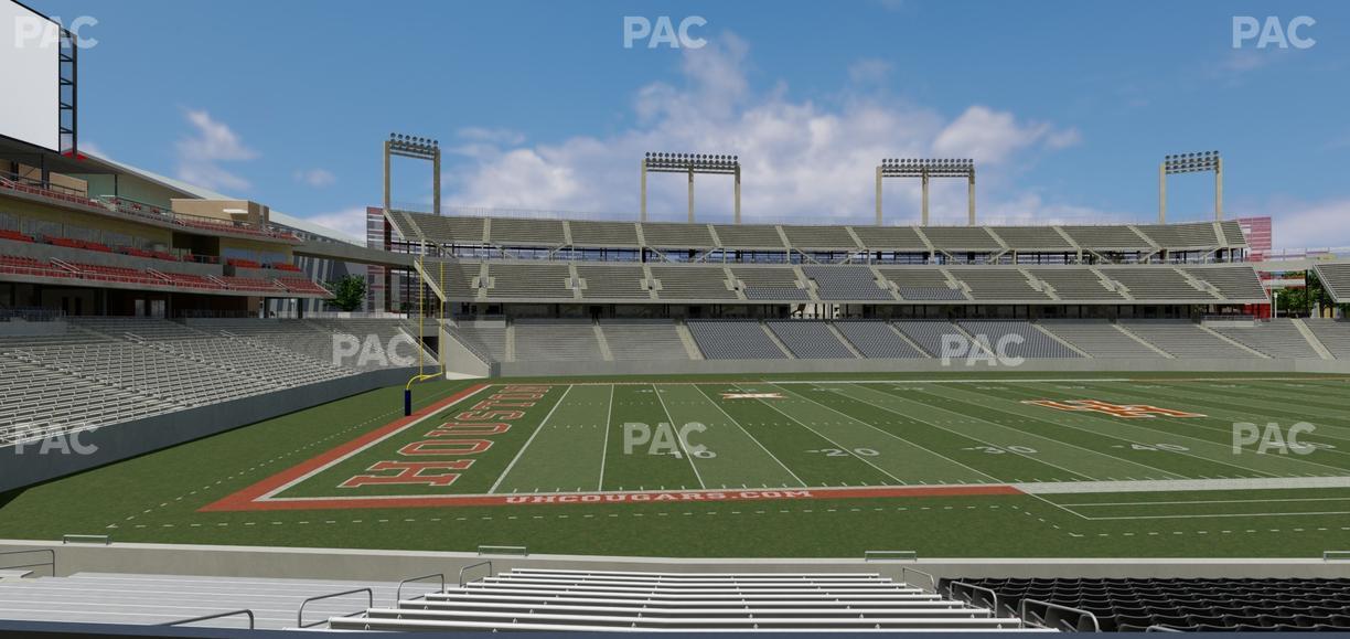 TDECU Stadium - Section 114 Seat View