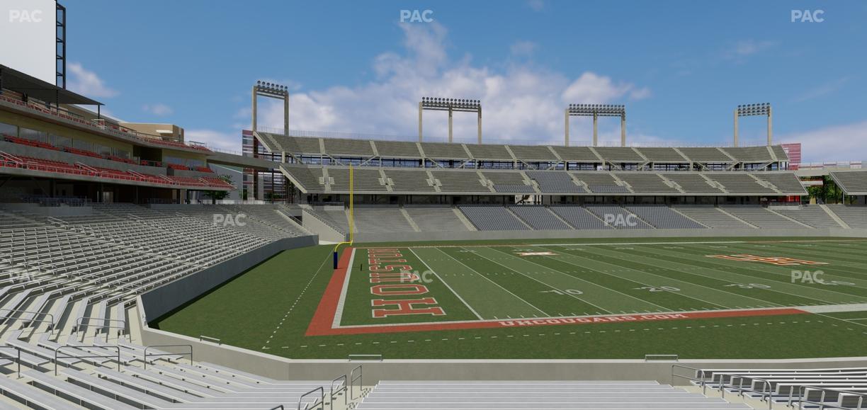 TDECU Stadium - Section 115 Seat View