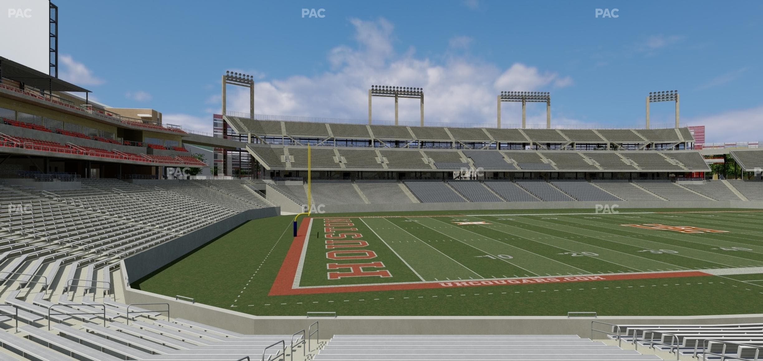 TDECU Stadium - Section 115 Seat View