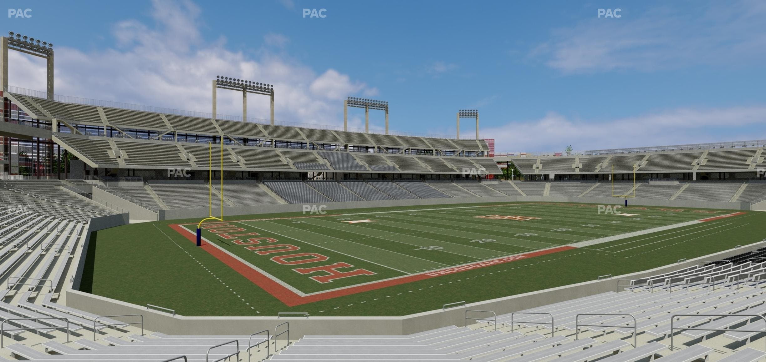 TDECU Stadium - Section 116 Seat View