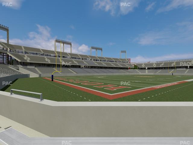 TDECU Stadium - Section 117 Seat View