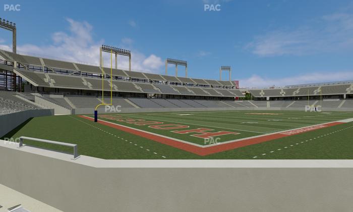 TDECU Stadium - Section 117 Seat View
