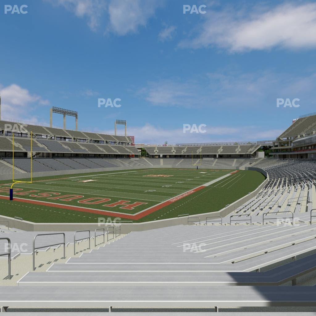 TDECU Stadium - Section 117 Seat View