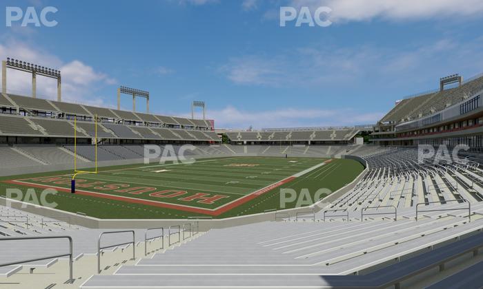 TDECU Stadium - Section 117 Seat View