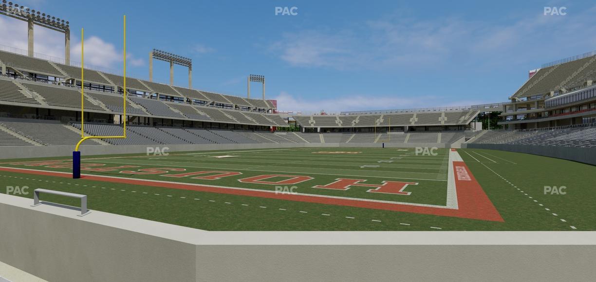 TDECU Stadium - Section 118 Seat View