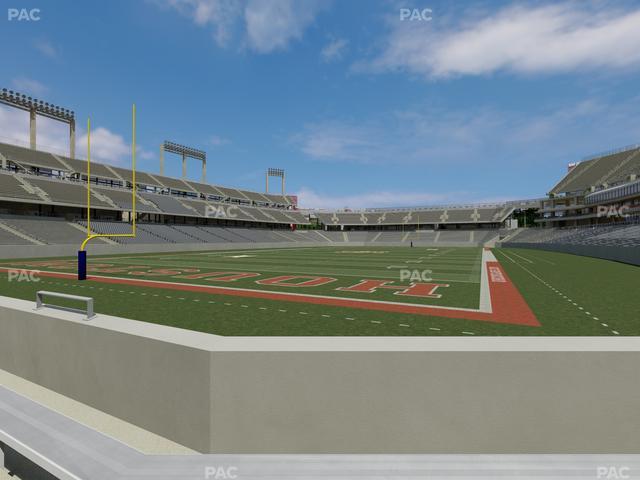 TDECU Stadium - Section 118 Seat View