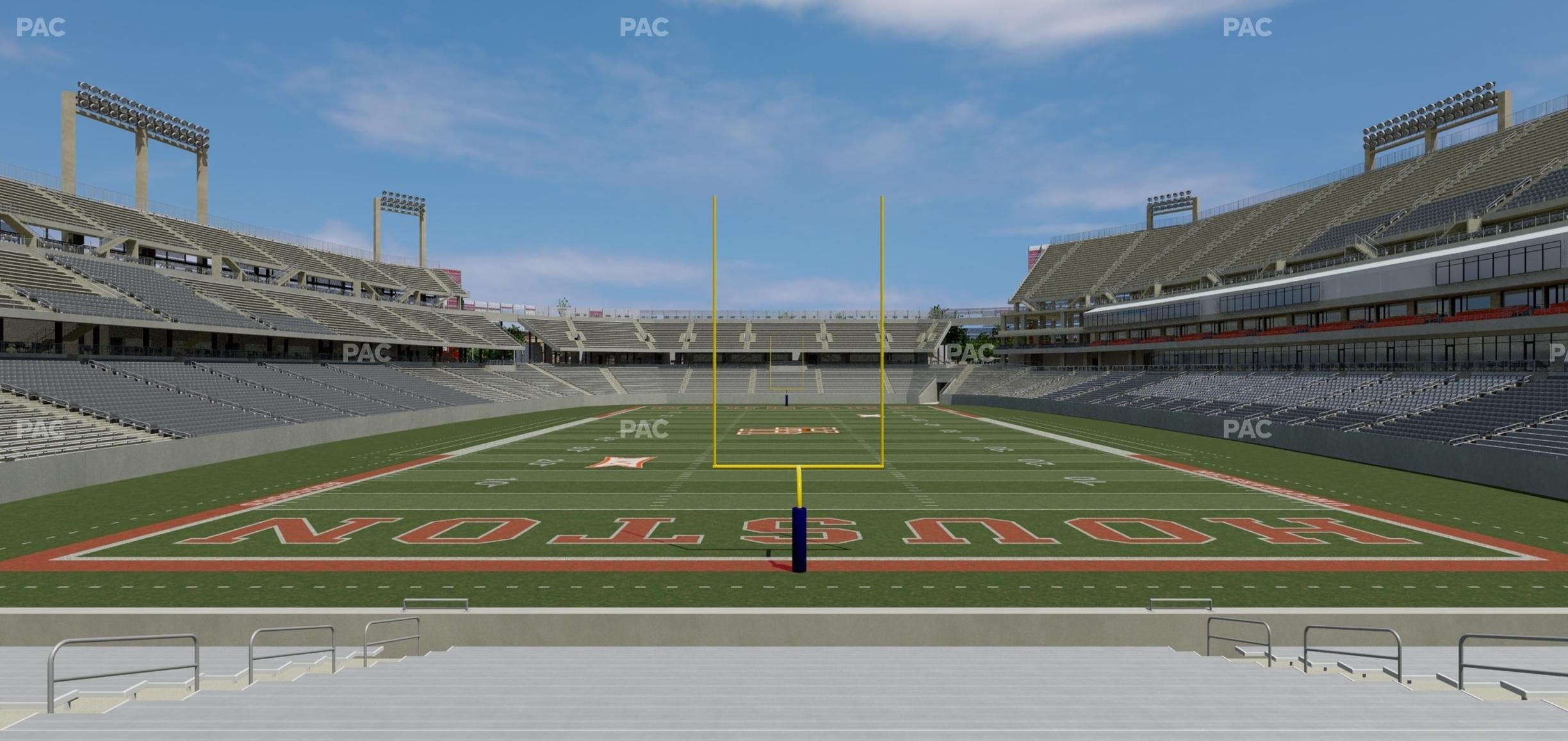 TDECU Stadium - Section 120 Seat View