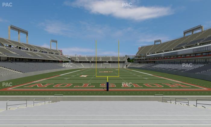 TDECU Stadium - Section 120 Seat View