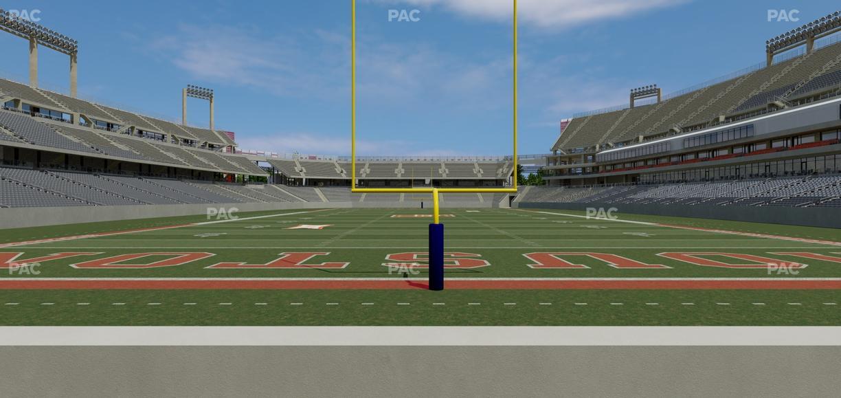 TDECU Stadium - Section 120 Seat View
