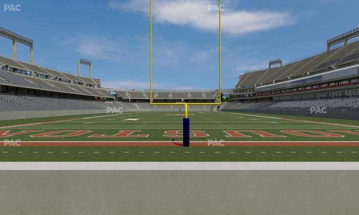 TDECU Stadium - Section 120 Seat View