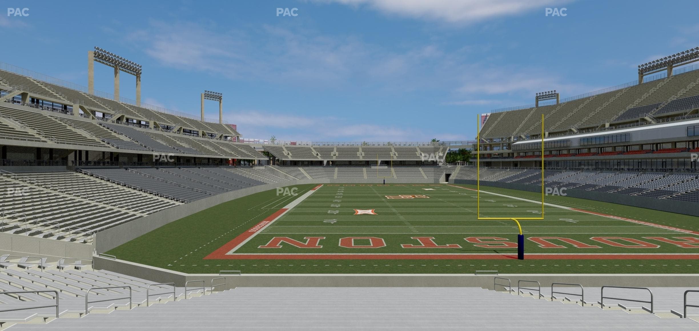 TDECU Stadium - Section 121 Seat View