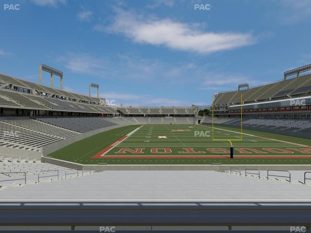 TDECU Stadium - Section 121 Seat View