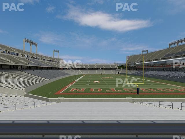 TDECU Stadium - Section 121 Seat View