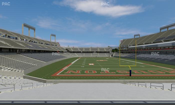 TDECU Stadium - Section 121 Seat View