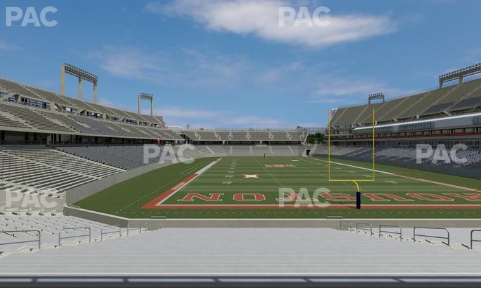 TDECU Stadium - Section 121 Seat View