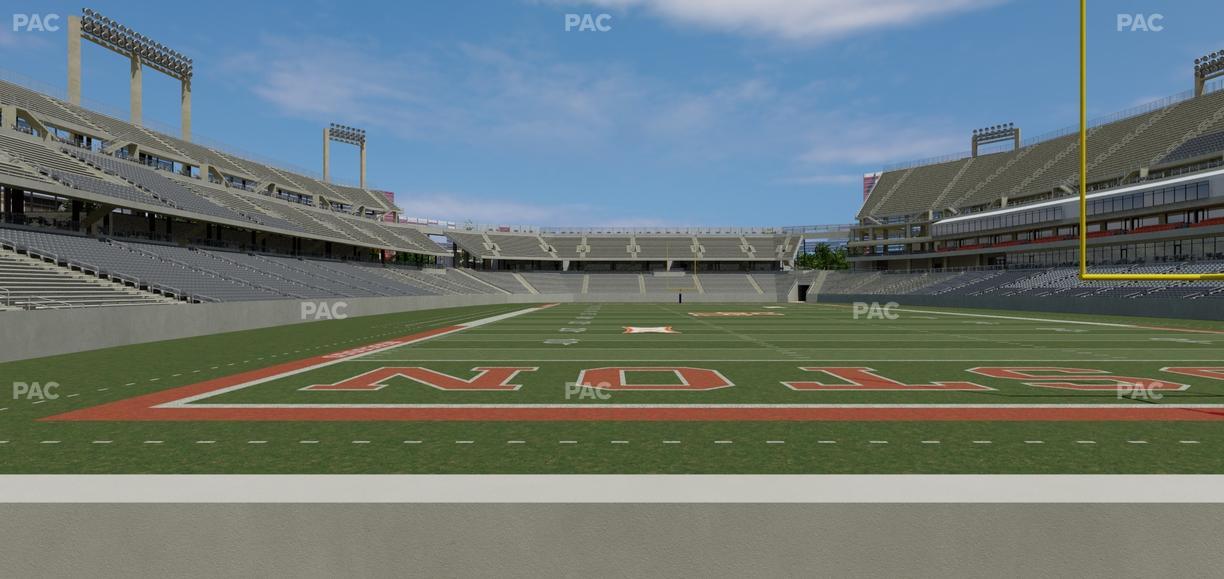 TDECU Stadium - Section 121 Seat View