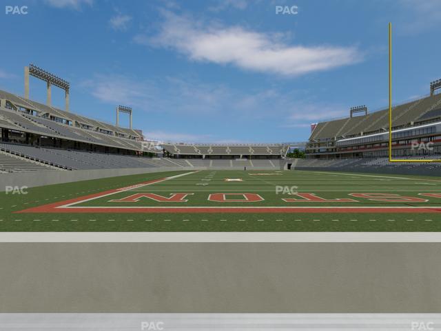TDECU Stadium - Section 121 Seat View