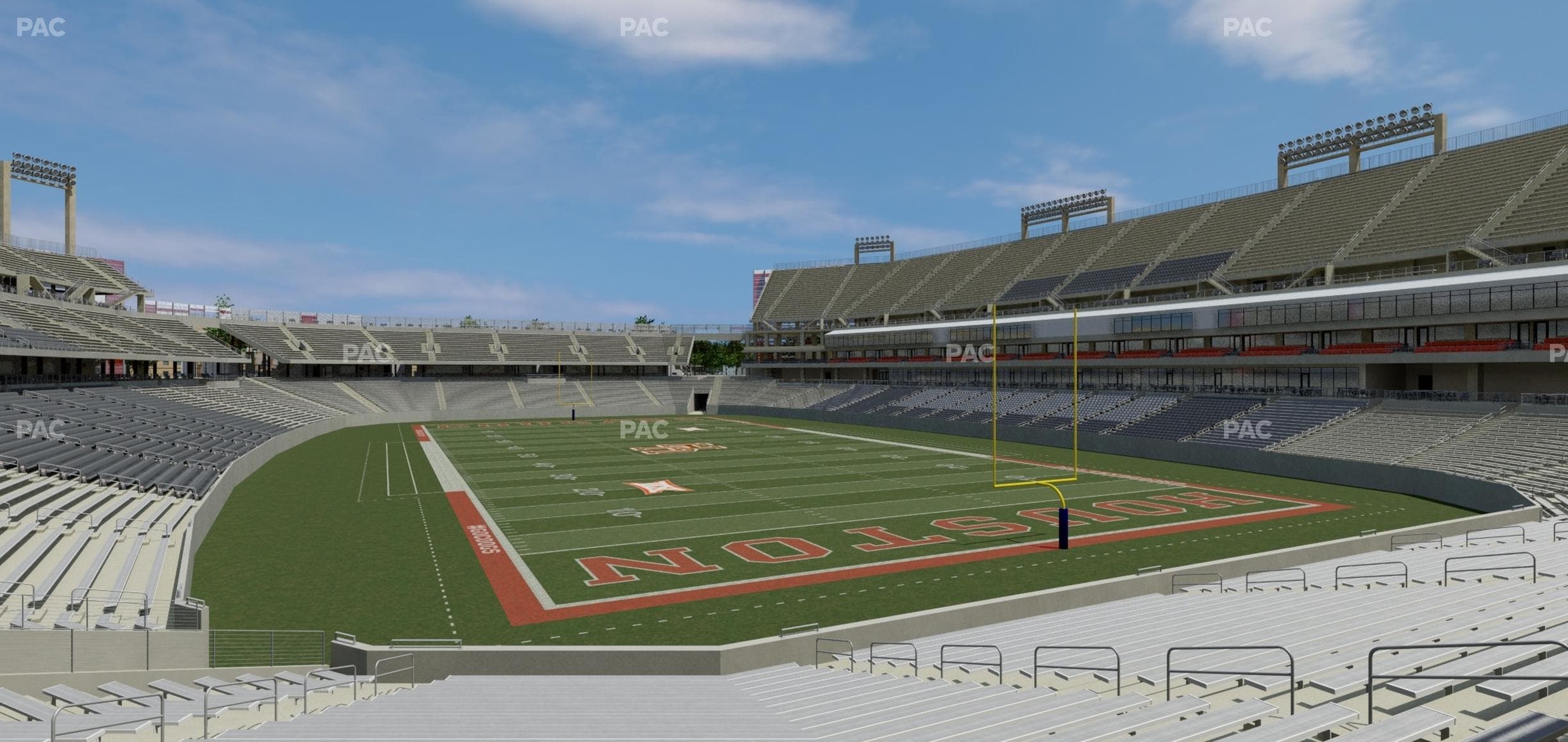 TDECU Stadium - Section 122 Seat View