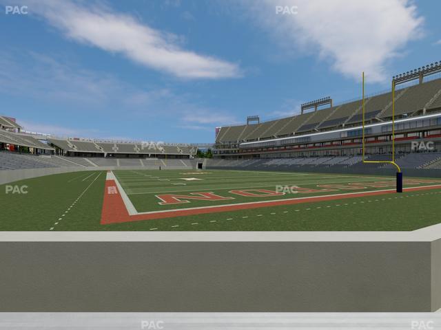 TDECU Stadium - Section 122 Seat View