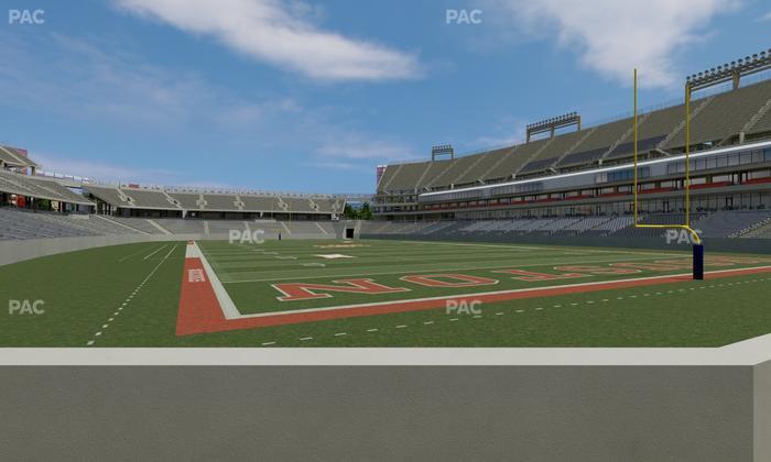 TDECU Stadium - Section 122 Seat View