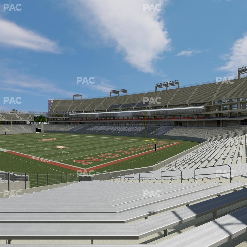 TDECU Stadium - Section 123 Seat View