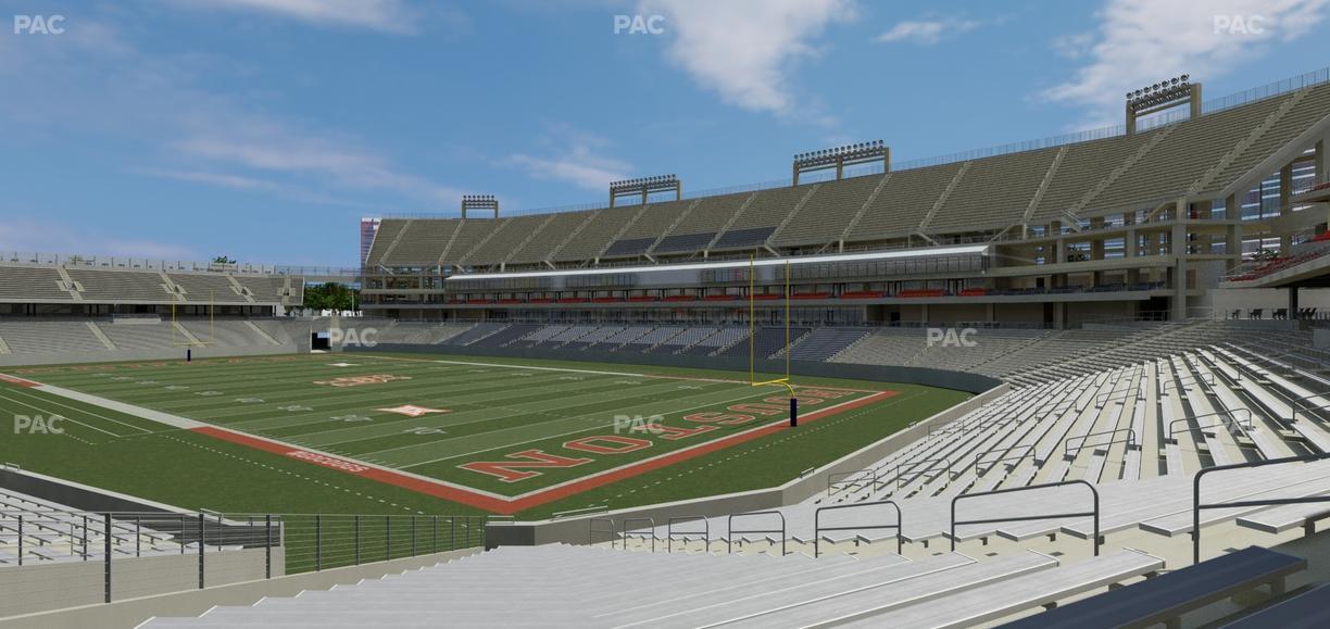 TDECU Stadium - Section 123 Seat View