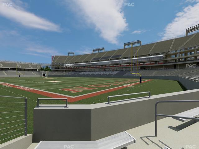 TDECU Stadium - Section 123 Seat View