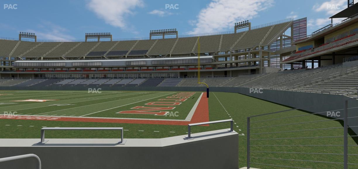 TDECU Stadium - Section 124 Seat View