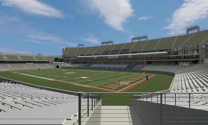 TDECU Stadium - Section 124 Seat View