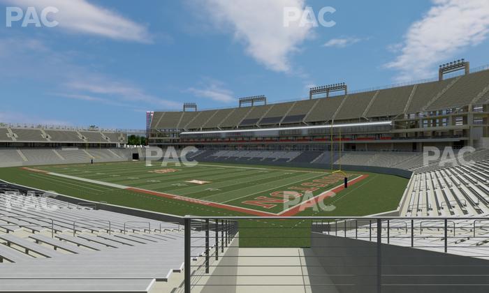 TDECU Stadium - Section 124 Seat View
