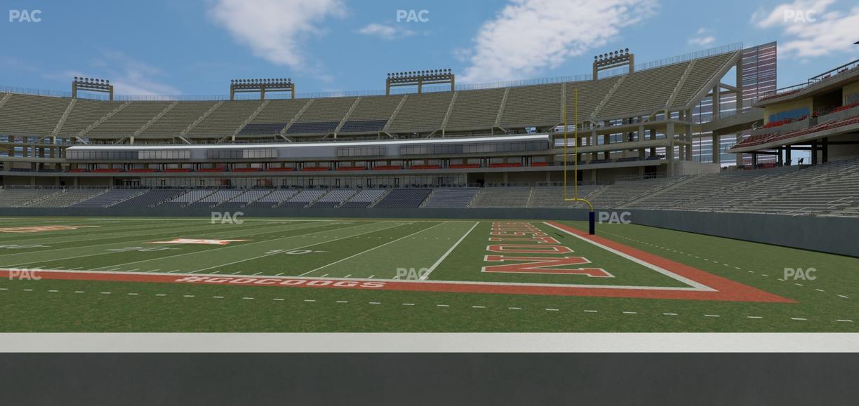 TDECU Stadium - Section 125 Seat View