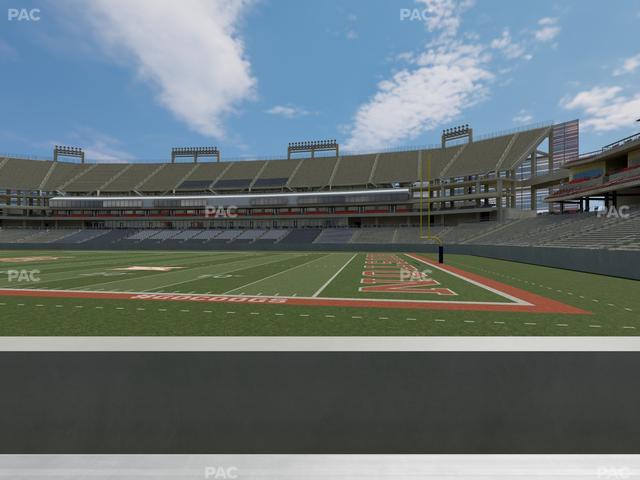 TDECU Stadium - Section 125 Seat View