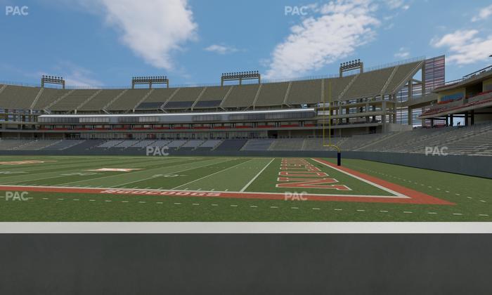 TDECU Stadium - Section 125 Seat View