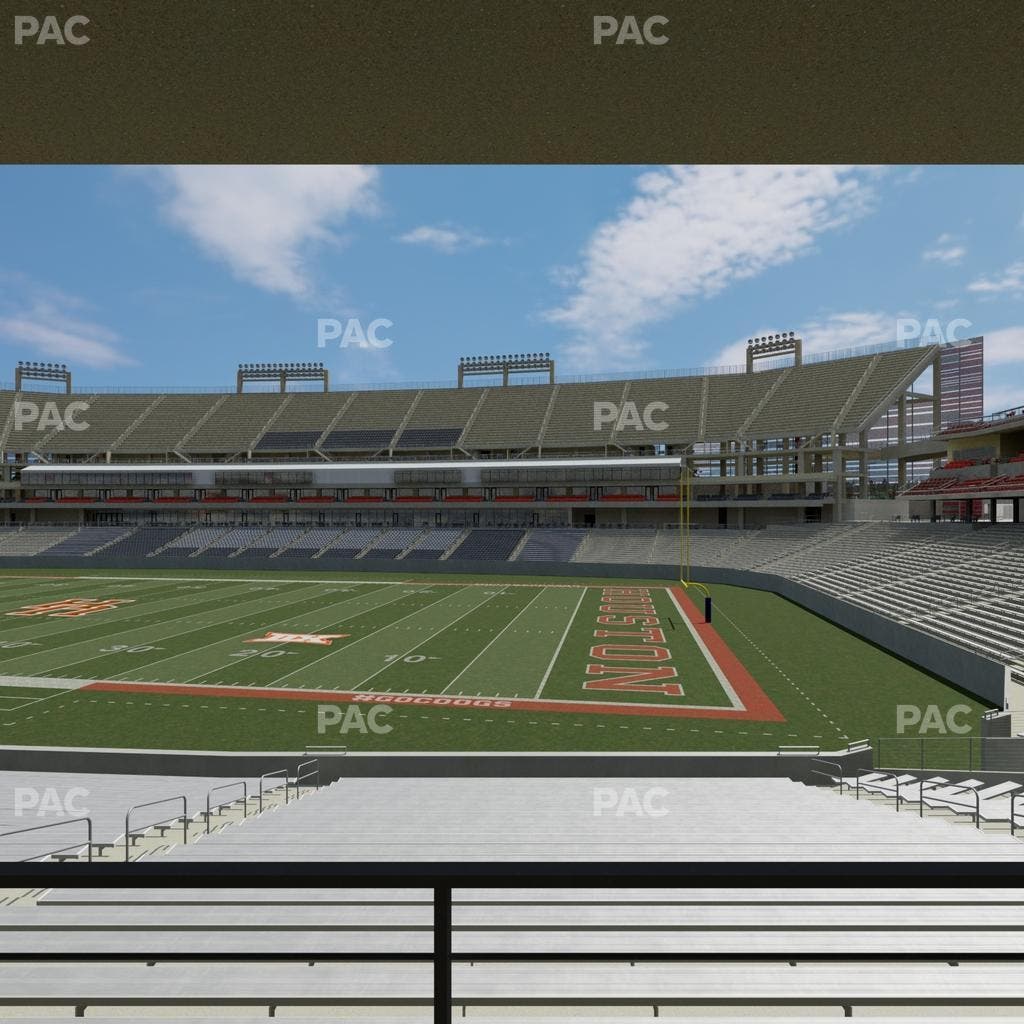 TDECU Stadium - Section 125 Seat View