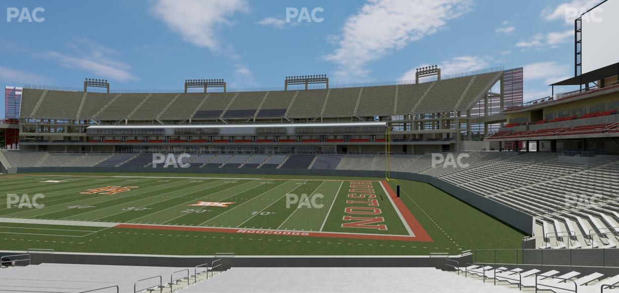 TDECU Stadium - Section 125 Seat View