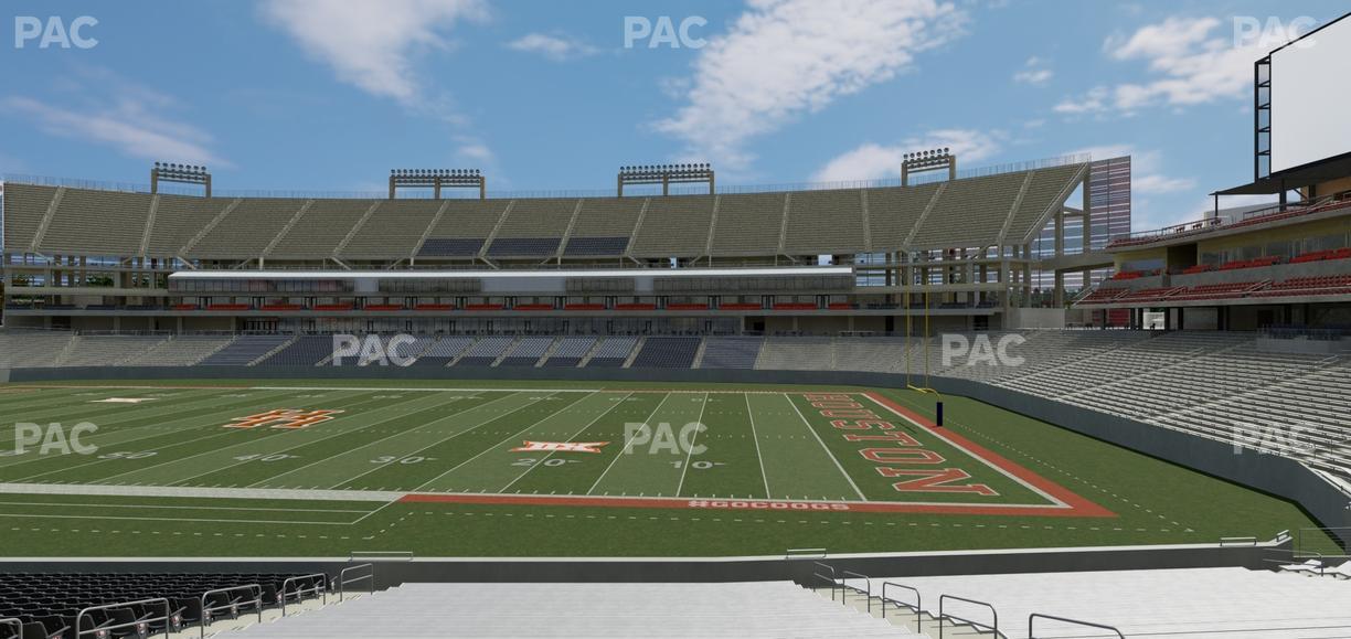 TDECU Stadium - Section 126 Seat View