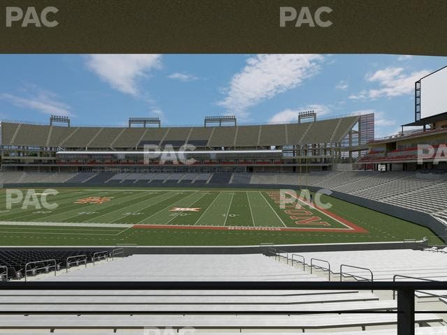 TDECU Stadium - Section 126 Seat View