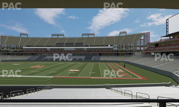 TDECU Stadium - Section 126 Seat View