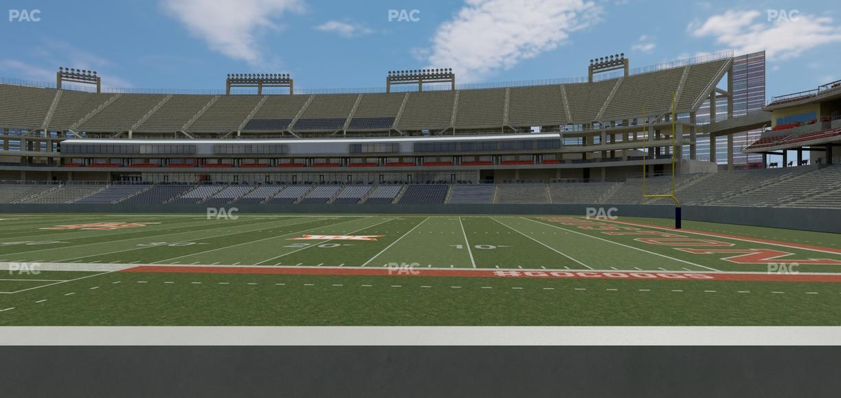 TDECU Stadium - Section 126 Seat View