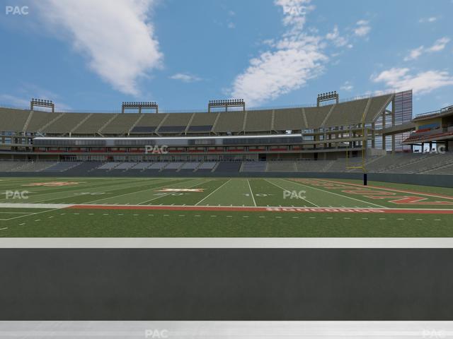 TDECU Stadium - Section 126 Seat View
