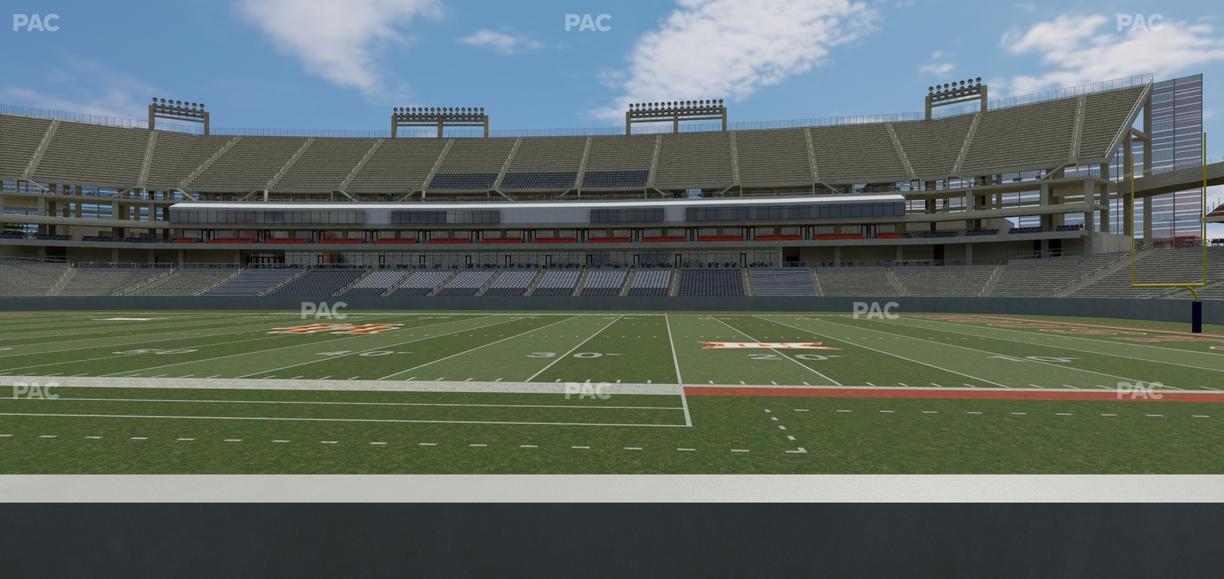 TDECU Stadium - Section 127 Seat View